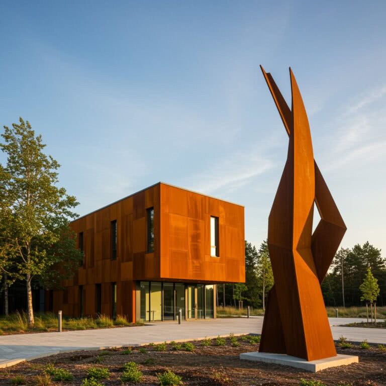 Blachy odporne na warunki atmosferyczne – od produkcji do zastosowań w architekturze i rzeźbie