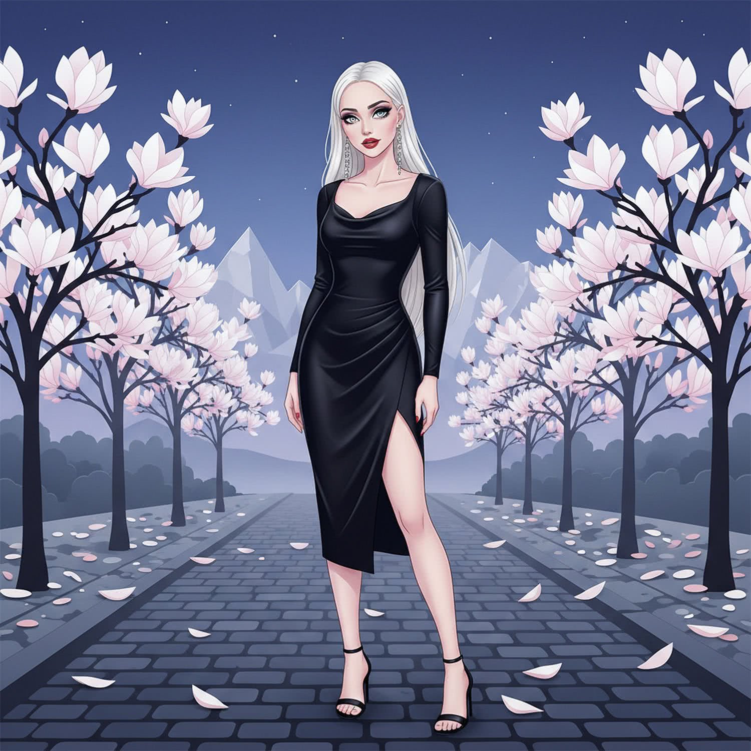 Ilustracja poglądowa w kategorii Kobieta i Moda - Seksowne Stylizacje