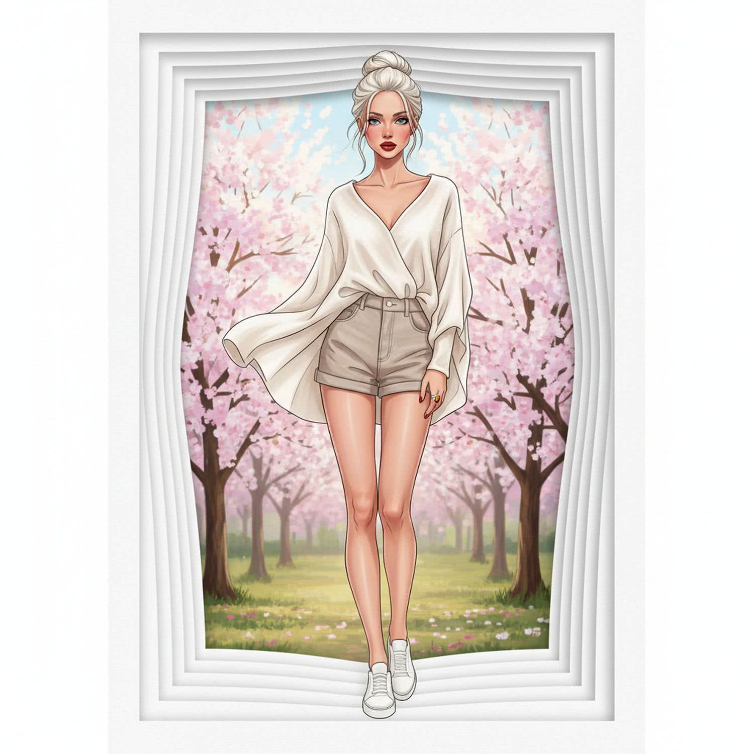 Ilustracja poglądowa w kategorii Kobieta i Moda - Seksowne Stylizacje