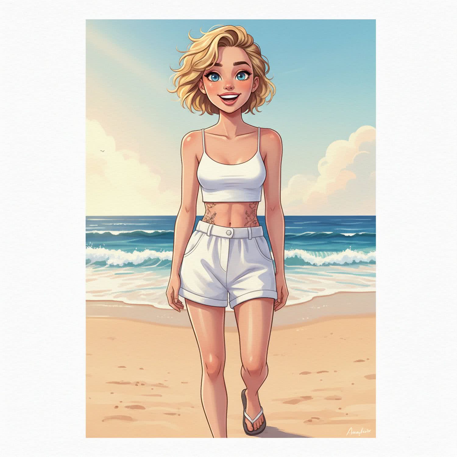 Ilustracja poglądowa w kategorii Kobieta i Moda - Seksowne Stylizacje