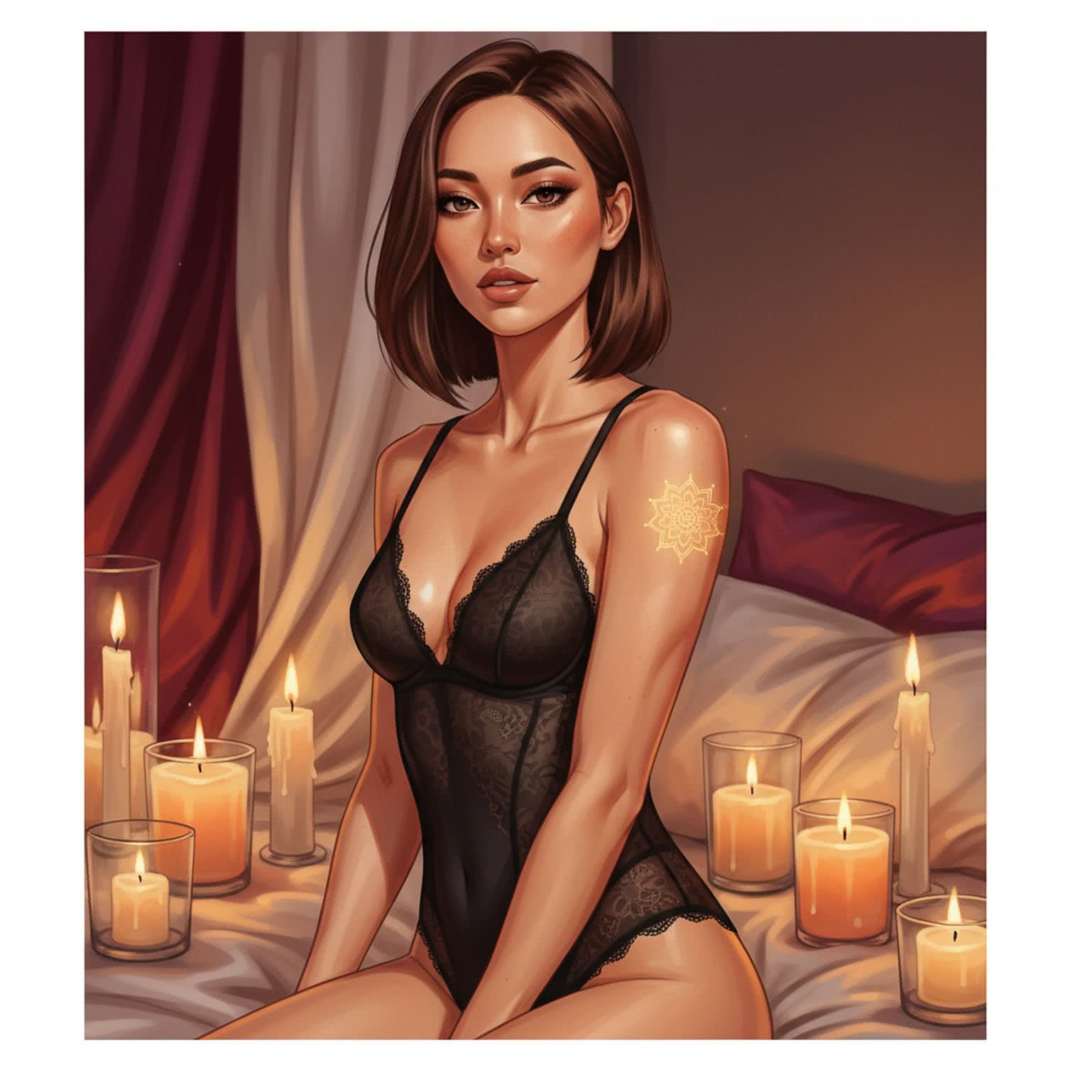 Ilustracja poglądowa w kategorii Kobieta i Moda - Seksowne Stylizacje