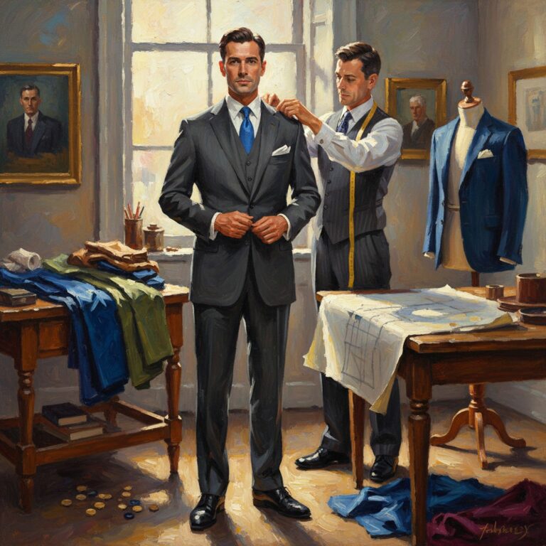 Elegancja szyta na miarę – odkryj świat bespoke garniturów