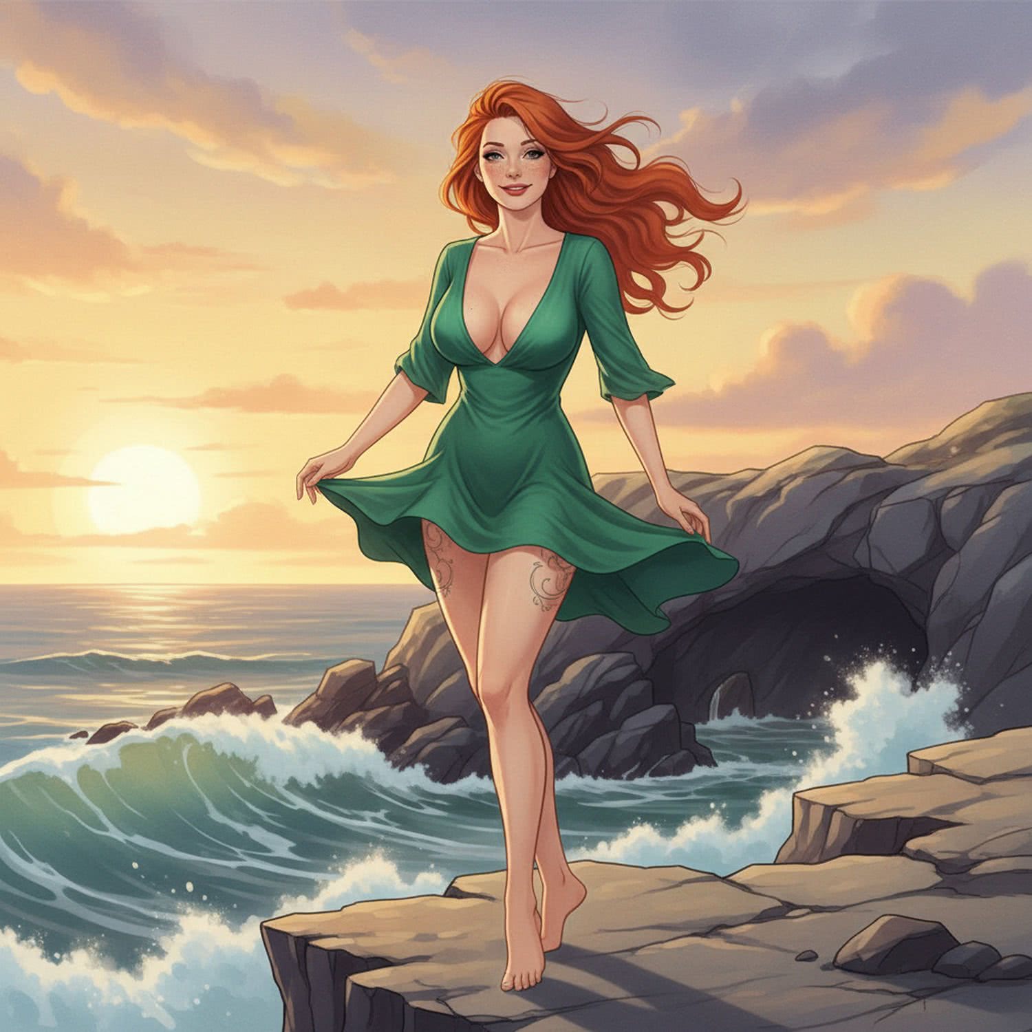 Ilustracja poglądowa w kategorii Kobieta w Bikini