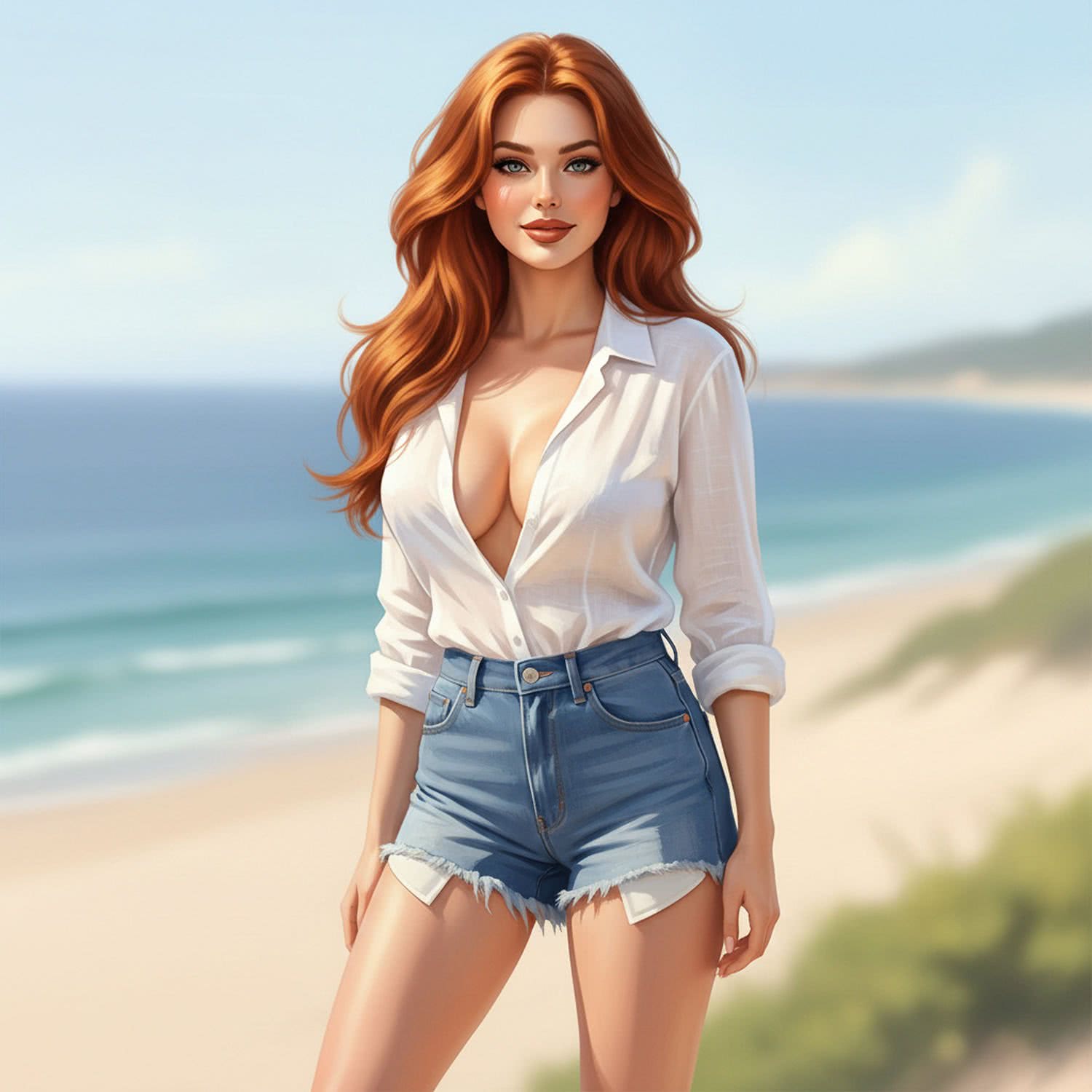 Ilustracja poglądowa w kategorii Kobieta w Bikini