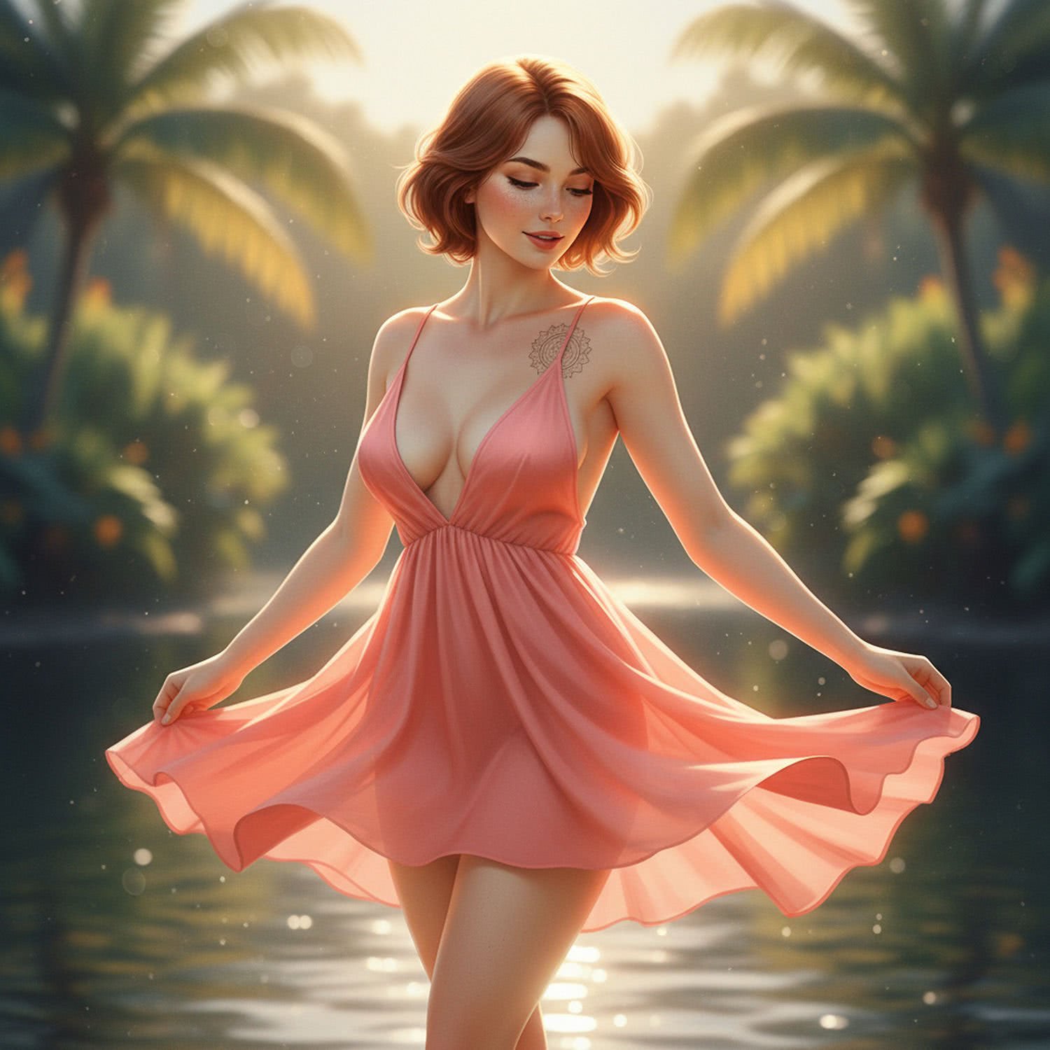 Ilustracja poglądowa w kategorii Kobieta w Bikini