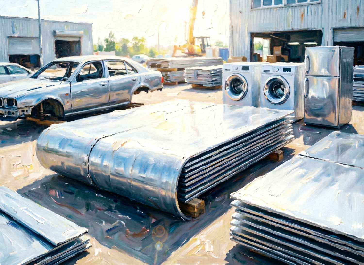 Ilustracja poglądowa Wyroby Hutnicze Skład Stali Serwis Cięcia Blach