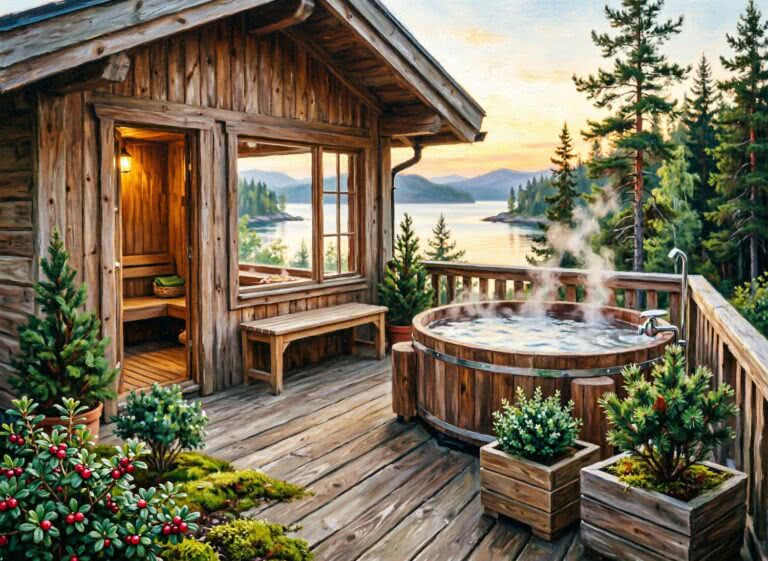 Balkon na północy kontynentu – norweski styl hytte w otoczeniu dzikiej przyrody